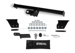 Фаркоп под квадрат c электрикой Smart для Nissan Qashqai I, II поколение 2006-2019 2019-н.в., шар E, 1500/75 кг, F.4111.002