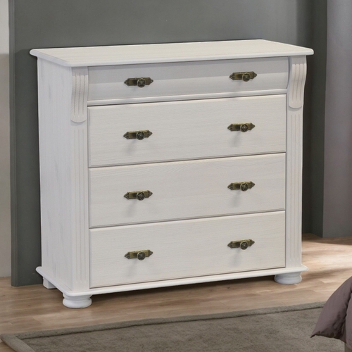 Комод Сюзанна 91х42х85 см, из массива сосны с 4-мя ящиками