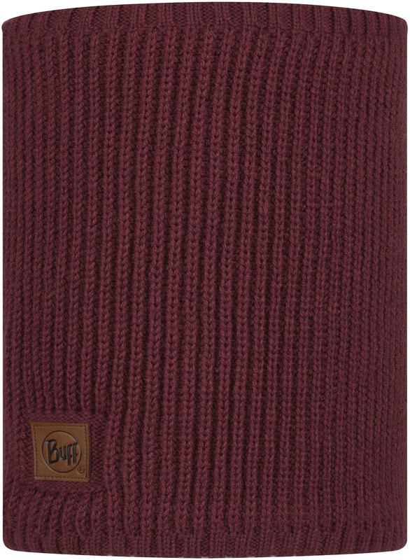 Вязаный шарф-труба с флисом Buff Neckwarmer Knitted Polar Rutger Maroon Фото 1