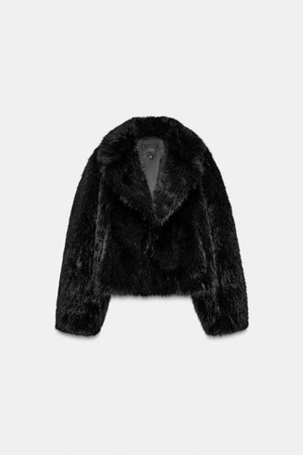 Короткое искусственное меховое пальто - ZARA