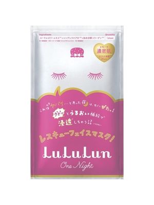 LuLuLun Маска для лица увлажняющая Face Mask LuLuLun One Night Moisture 1 шт