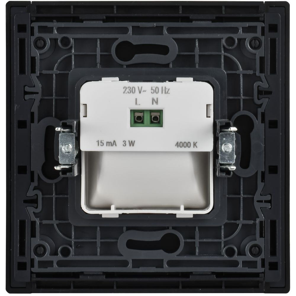 FORTE&PIANO Подсветка LED встраиваемая FP857M металл серый сланец IEK