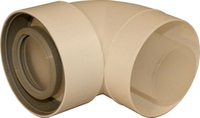 Wolf Дымоход Отвод DN60/100 87° для концен.трубы ПП для FGB/CGB-2 &lt;QuickFlue&gt;