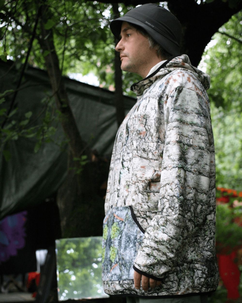 Худи Plushedelica Березки белый