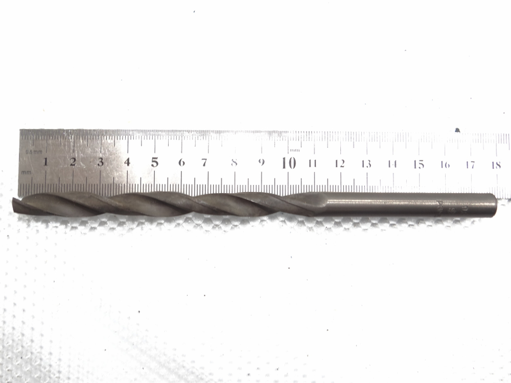 Сверло 9.5мм. (110х173) Р6М5 ц\х СССР удлиненное
