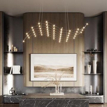 7057/45L HIGHTECH ODL25 289 Подвесной светильник нерж/сталь IP20 LED 3000K 220V WELKIN