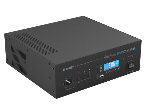 CVGAUDIO M-43Tm профессиональный микшер-усилитель, мощность 40W/100V