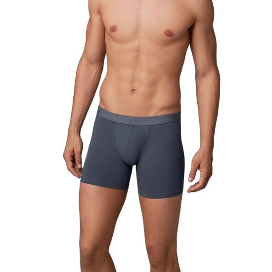 Набор мужских трусов боксеров 3в1 (черные, антрацитовые, темно-синие) Doreanse 1742