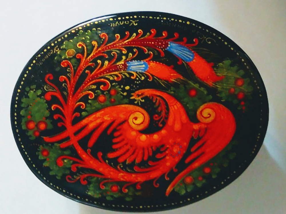 Шкатулка "Жар-птица" 6×9см