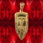 Талисман Целительный щит Кадуцея ЮРВ-30-з