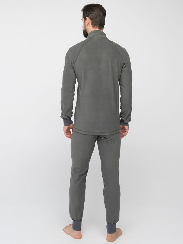 Термобелье Thermoline ZIP ткань Флис цвет Серый