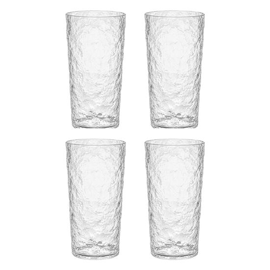 Набор стаканов из акрила arctic, 540 мл, прозрачный, 4 шт.