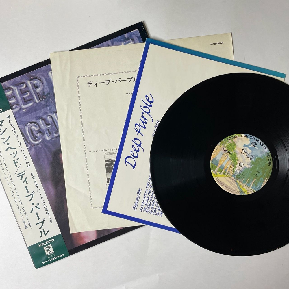 Винтажная виниловая пластинка LP Deep Purple Machine Head (Japan 1976) (Obi) Highway Star