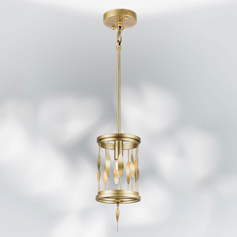 725113 Люстра FIRENZE 1х40W E14 ЗОЛОТО