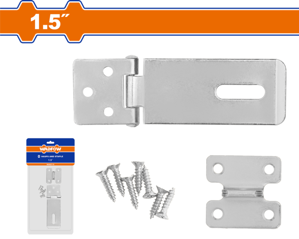 Петля для навесного замка 1.5" (24/720) WADFOW WAN2115