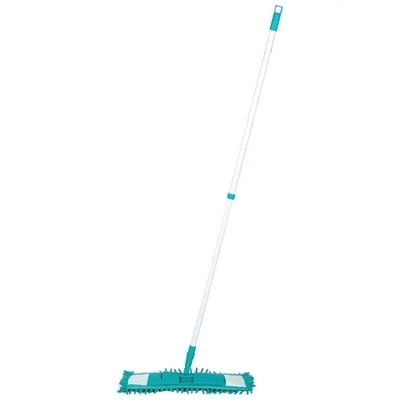 Швабра для пола с насадкой из микрофибры MopM4 Лапша бирюзовая
