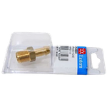 Коннектор Топливный переходник Ёлочка Латунь 1кольцо  9мм (1/4”NPT)  C14522 для шлангов