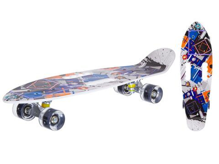 Скейтборд Shantou со светящимися колесами, арт. 106633