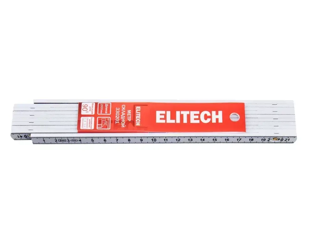 Метр складной ELITECH 330201, 2м