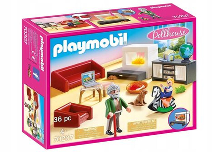 Конструктор Playmobil Dollhouse - Уютная гостиная - Плеймобиль 70207