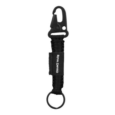 Брелок для ключей карабин Royal Enfield RIDE MORE NYLON BRAIDED KEYCHAIN