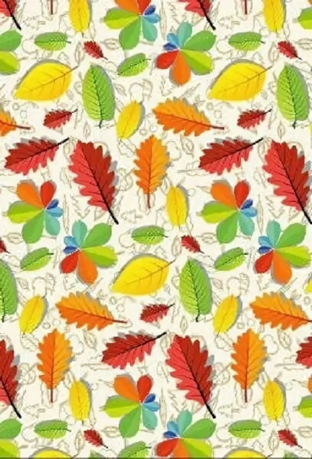 Полотенце кухонное «Flavor - Листья» 40*57 см, микрофибра 200 гр/м2