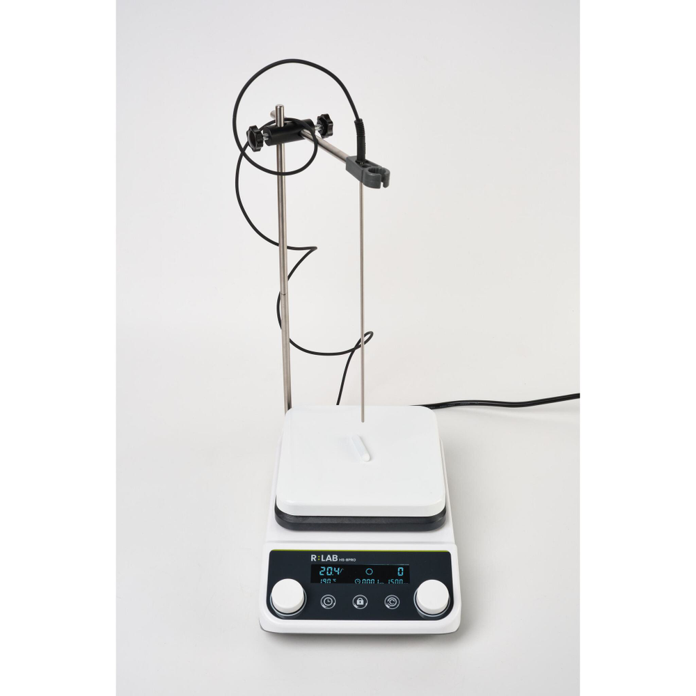 Мешалка магнитная с подогревом RLAB HS-8Pro, 50-1500 об/мин, 310℃, 160х160 мм, 5 л