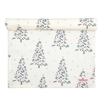 Столовая дорожка Lucie xmas white