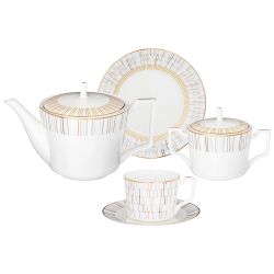 ЧАЙНЫЙ СЕРВИЗ LEFARD "AURORA" НА 6 ПЕР. 20 ПР. 1000/300/250 МЛ (КОР=2НАБ.)