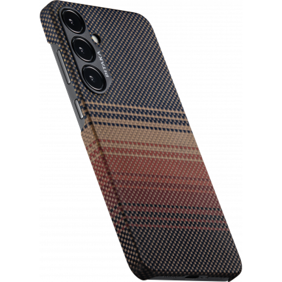 Чехол Pitaka Fusion Weaving MagEZ 4 Samsung Galaxy S24 (6.16 "), Sunset ( Коричневый)
