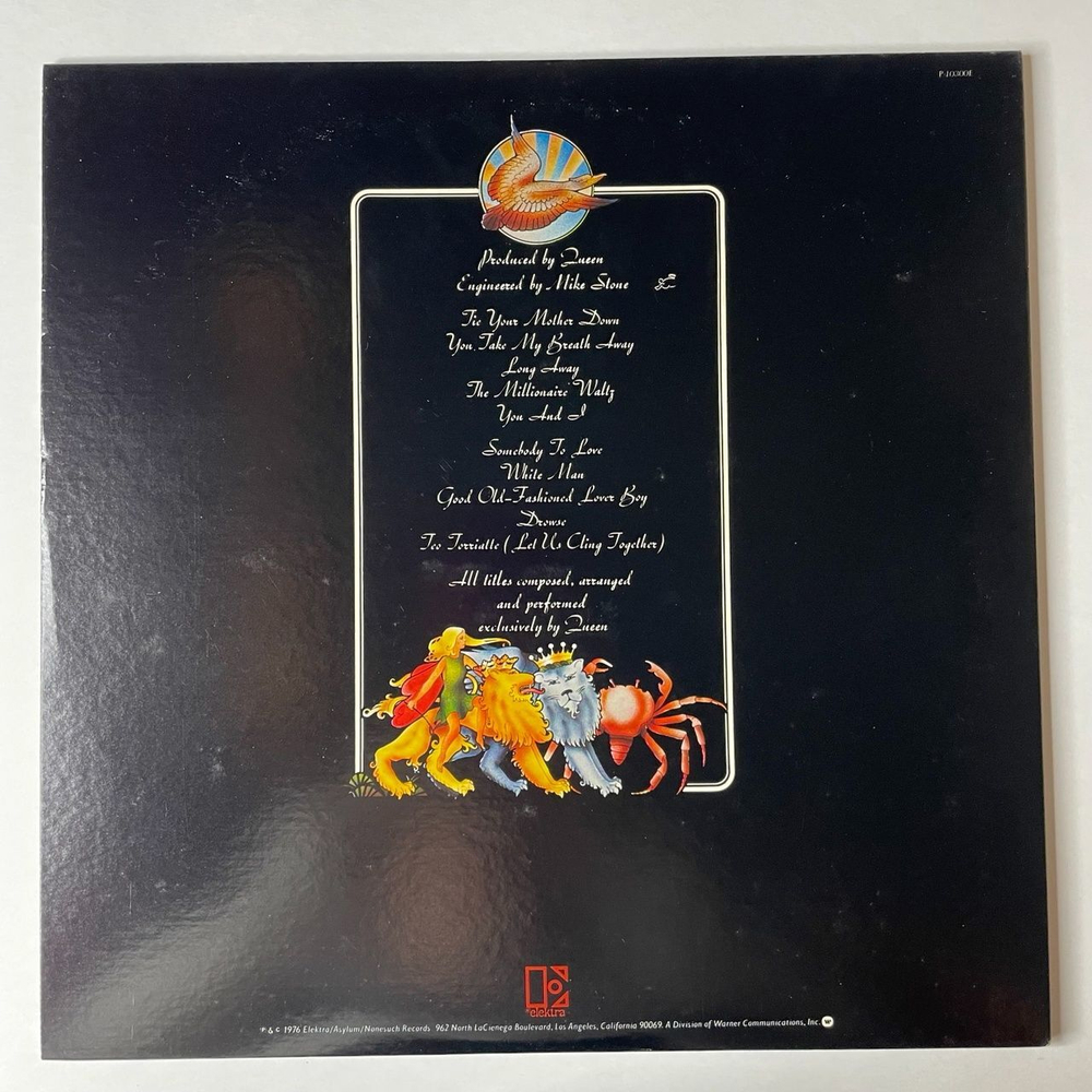 Винтажная виниловая пластинка LP Queen A Day At The Races (Japan 1976) (No Obi) Good Old Fashioned Lover Boy