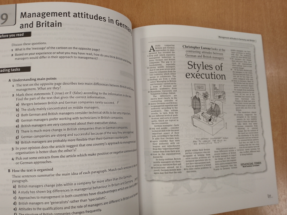 Market Leader: Intermediate: International Management