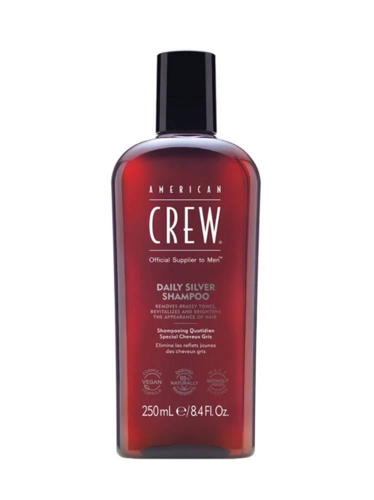 American Crew Шампунь для седых волос Daily Silver Shampoo, 250 мл