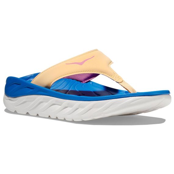 Hoka One One ORA Recovery Flip 'Blue Yellow'