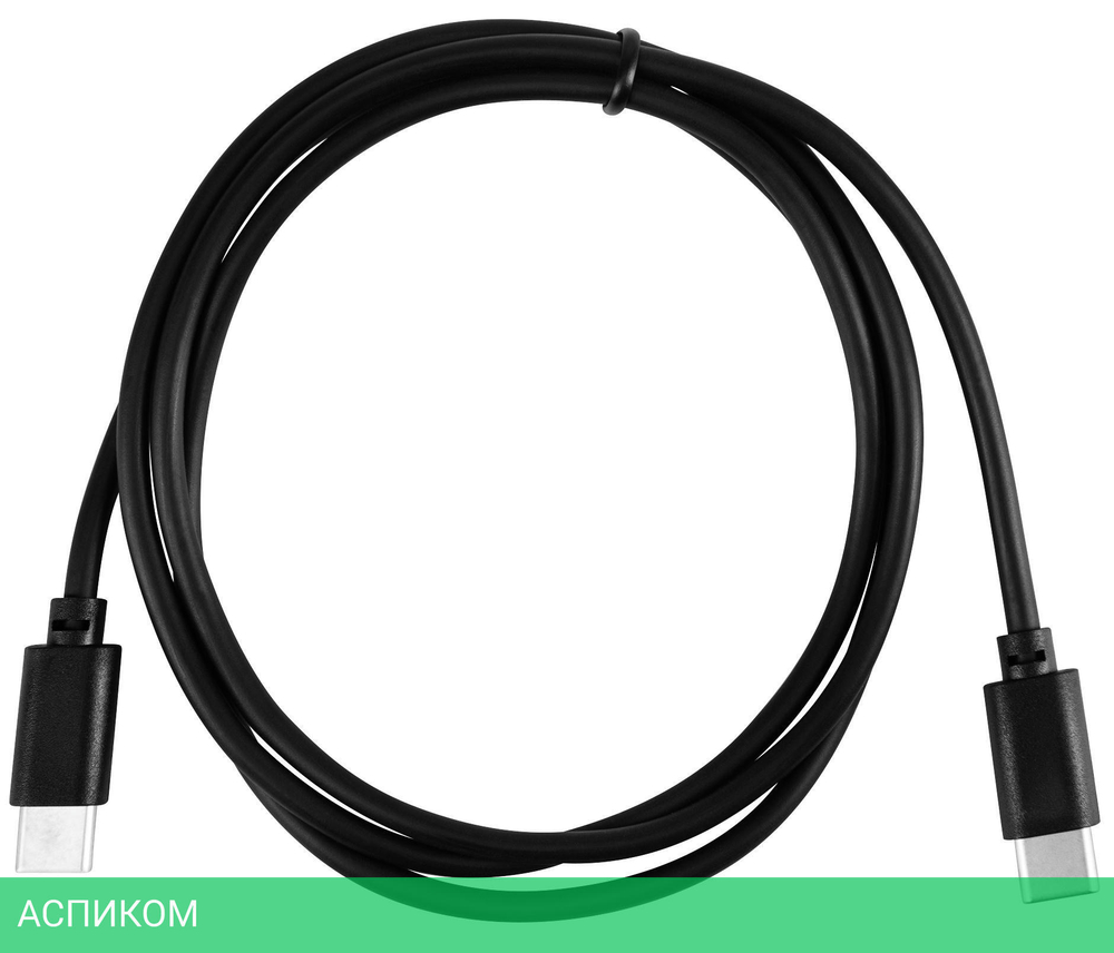 Кабель Buro PD15W 1м черный