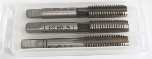 Метчик компл. DIN-352/3 М8 HSS HT-080