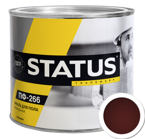 Эмаль ПФ-115 красно-коричневая 1,8 кг