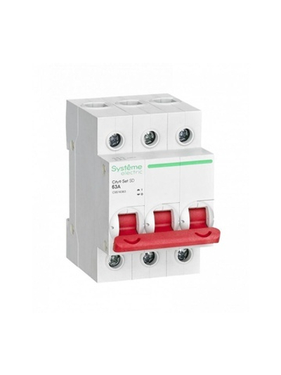 Выключатель нагрузки 3п 63А 400В City9 Set SE C9S16363