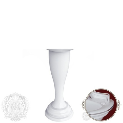 Пьедестал для раковины Migliore Milady ML.MLD-25.717.D2.PL тонкий, декор хром