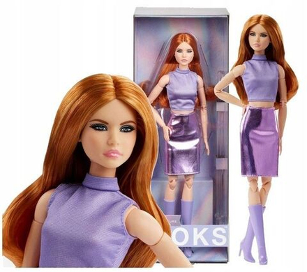 Кукла Mattel Barbie Signature Looks - Коллекционная кукла с рыжими волосами - Барби HRM12