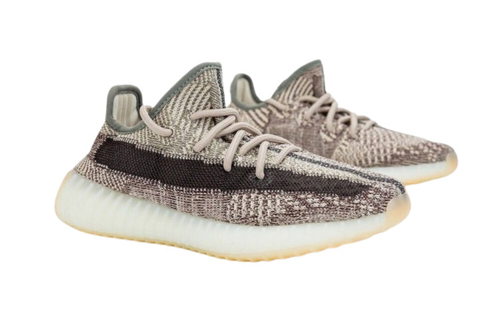 Adidas originals Yeezy Boost 350 V2 sesame gray "zyon" fabric shock absorption, non-slip, wear-resistant, breathable, low-cut casual shoes for men and women