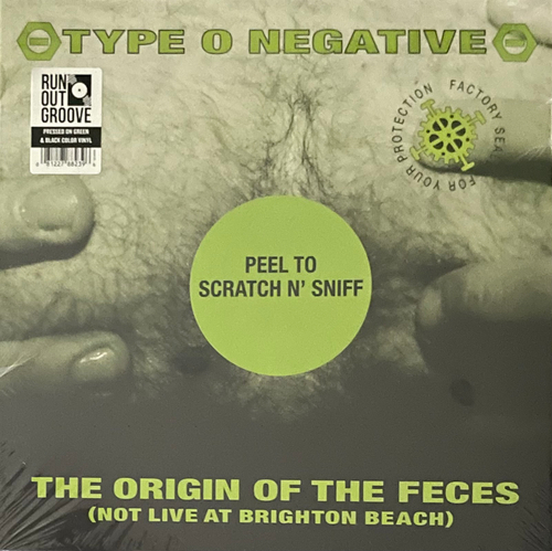 Type O Negative ‎– The Origin Of The Feces 2LP (Голландия 2022г.) Green