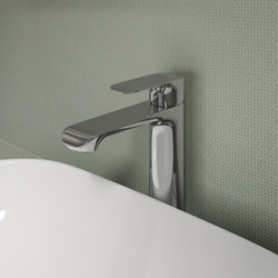 Смеситель для раковины STWORKI Копенгаген S42020CR + донный клапан SW-001CR хром