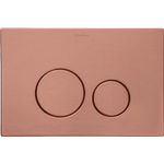 Клавиша смыва Boheme 649-BRB нержавеющая сталь ультраплоская для инсталляции Geberit, Brushed Bronze