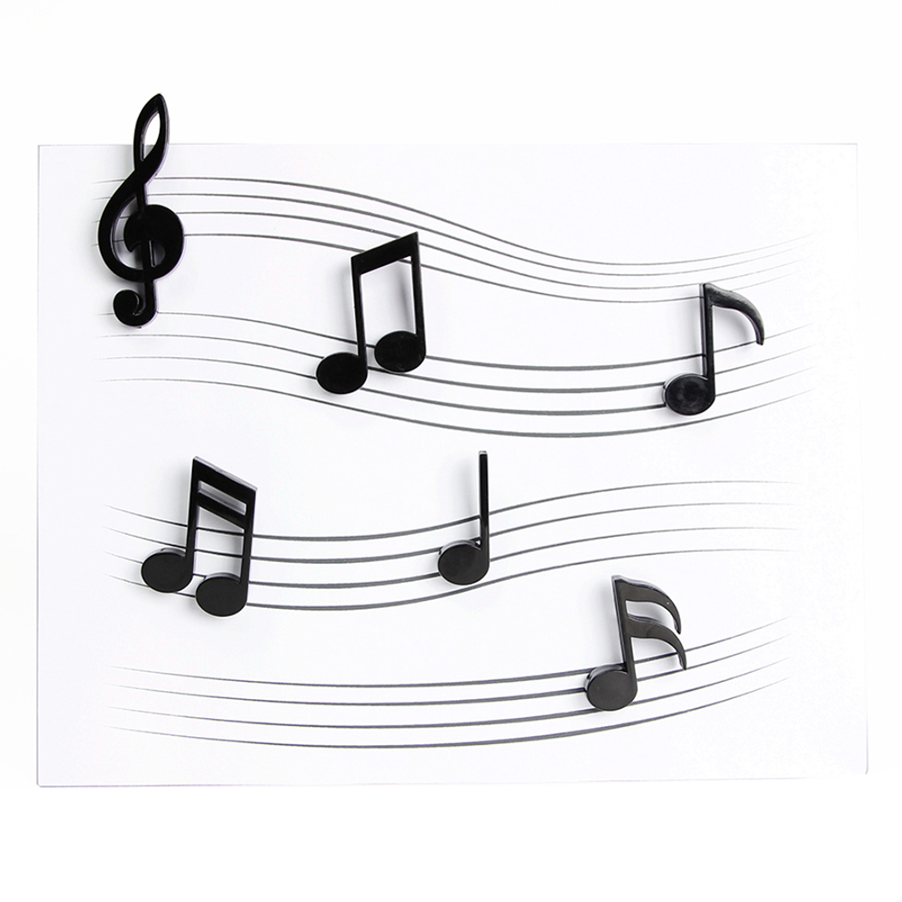 Магниты на холодильник Memody, 6 шт. Qualy