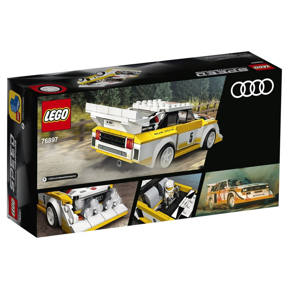 LEGO Speed Champions: 1985 Audi Sport quattro S1 76897 — 1985 Audi Sport Quattro S1 — Лего Спид чампионс Чемпионы скорости