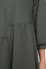 Платье бохо трикотажное Млада (темно-оливковое) П14412-8М LT Collection