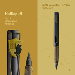 Ручка перьеваяsafari Hufflepuff 0B4 FH с пером M (4040393) 7