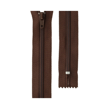 Молния Спираль н/р брючная ,16 см н/р, замок-автомат, №294 шоколадн.