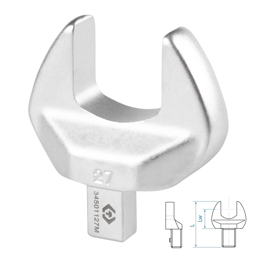 KING TONY (34501127M) Насадка рожковая серии "FIT", 27 мм, 9х12 мм